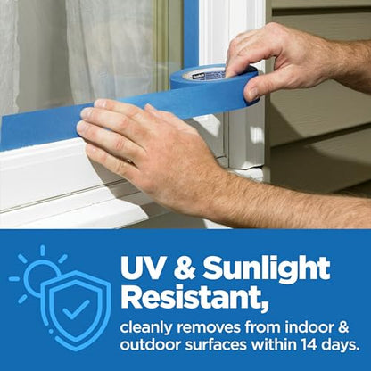 Original Blue Painter's Tape, 2" x 60 Yd, 1 Roll - Grip Support Store