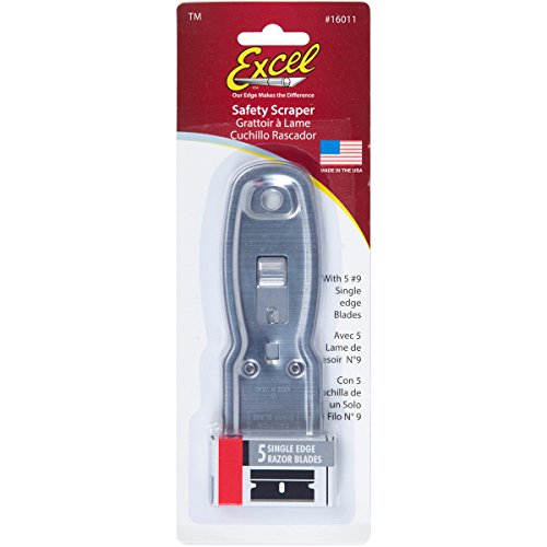 Razor Blade Scraper, includes 6 Single Edge Blades - Grip Support Store