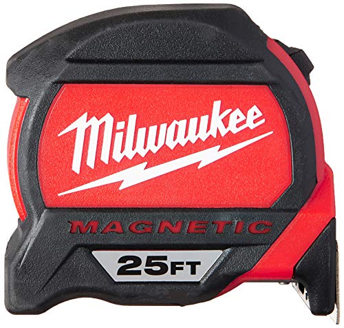Milwaukee Magnetic Tape Measure 25 ft x 1.83 Inch - Grip Support Store