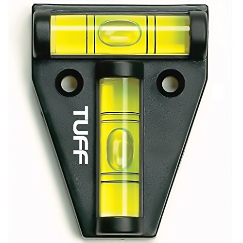 TUFF T Level; Shatterproof Cross Check Bubble Level 2 Way - Grip Support Store