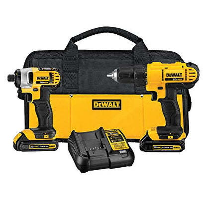 DEWALT 20V Max Cordless Drill Combo Kit, 2-Tool - Grip Support Store