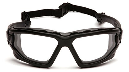 Slim Safety Goggle, Black Frame/Clear Anti-Fog Lens - Grip Support Store