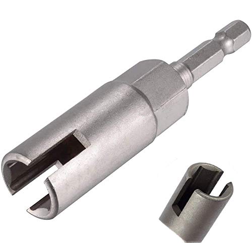 Wing Nut Drill Bit Socket Wrench - 1/4" Hex Shank - Grip Support Store