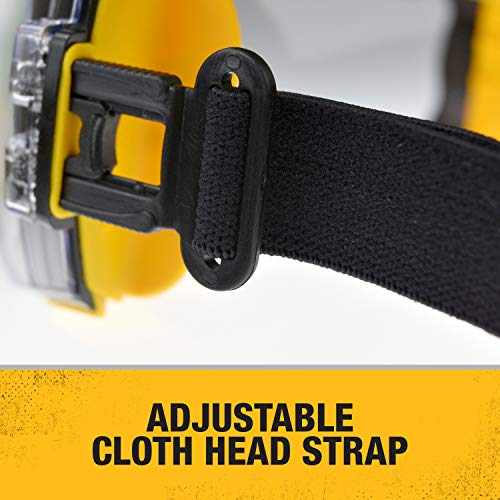 Dewalt - Clear Anti-Fog Dual Mold Safety Goggle, Clear Lens, 1 Pair - Grip Support Store