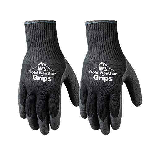 Cold Weather Work Gloves with Cut & Tear Resistant | 2-Pairs, Medium - Grip Support Store