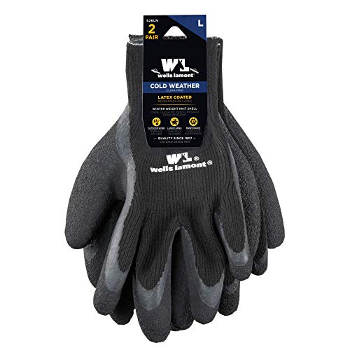 Cold Weather Work Gloves with Cut & Tear Resistant | 2-Pairs, Medium - Grip Support Store