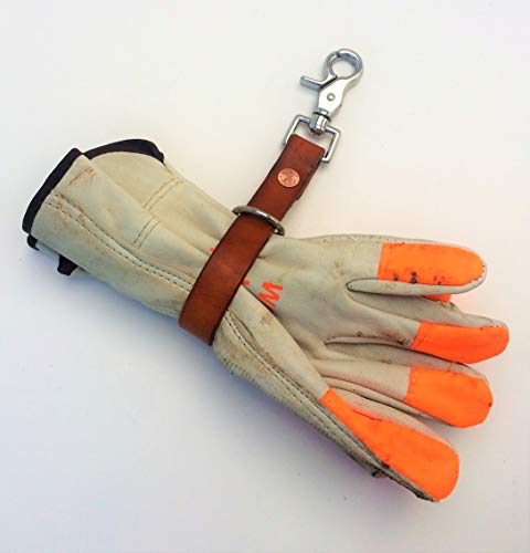 Leather Glove Holder Strap with Clip - Grip Support Store