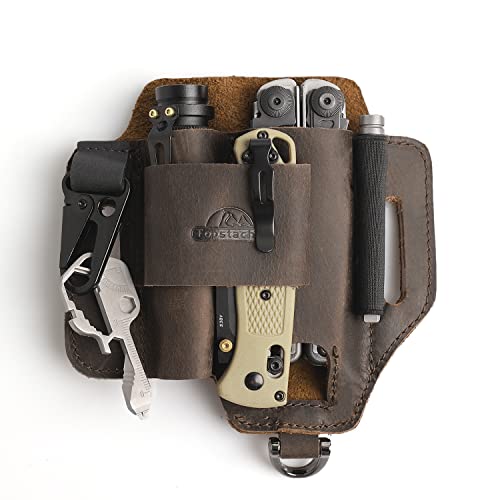 Brown Leather Multitool Pouch - Grip Support Store
