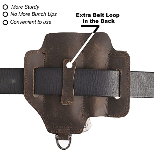 Brown Leather Multitool Pouch - Grip Support Store
