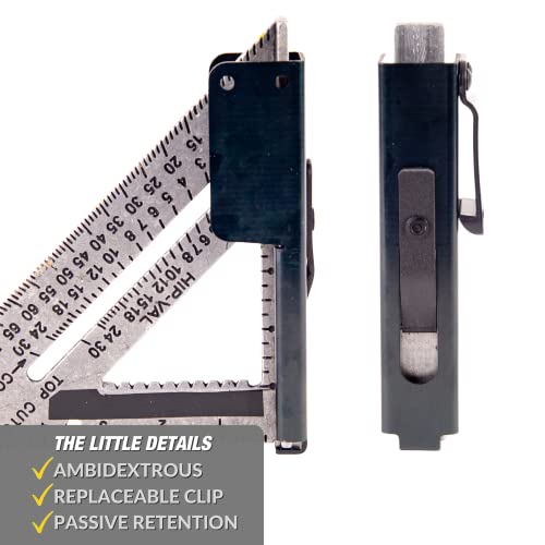 Square Holder - Clip-On Square Holster for Tool Belt - Grip Support Store