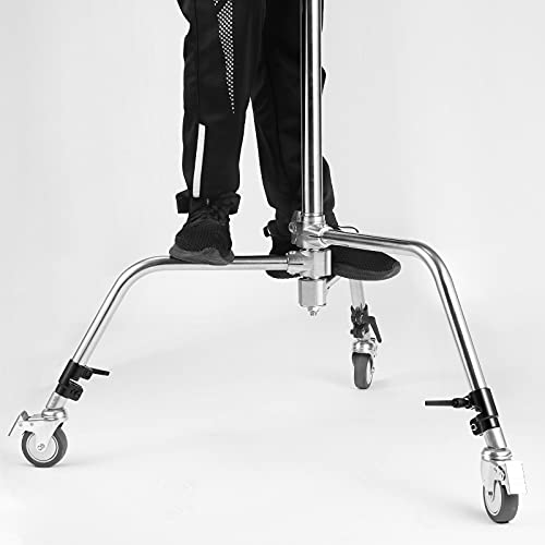 C Stand Wheels with Swivel Locking Casters - Set of 3 - Grip Support Store