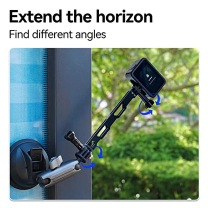 Claw Clamp Mount + Extension Rod Bundle Kit for GoPro - Grip Support Store