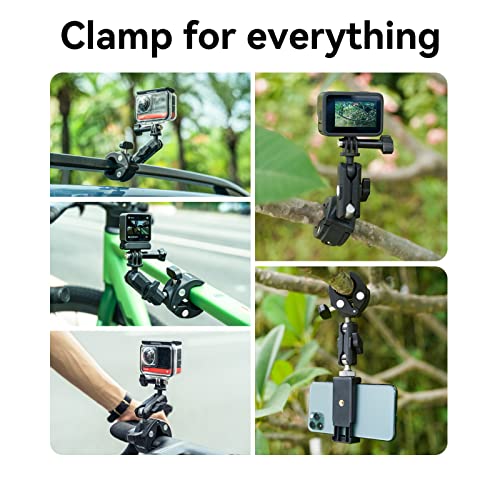 Claw Clamp Mount + Extension Rod Bundle Kit for GoPro - Grip Support Store