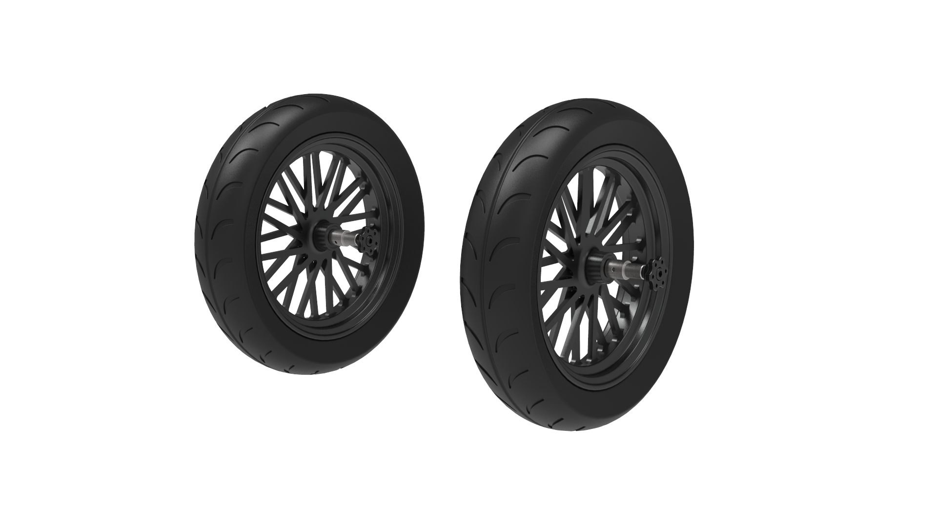 Raptor Rickshaw Mini Spoke Wheels (Pair) - Grip Support Store