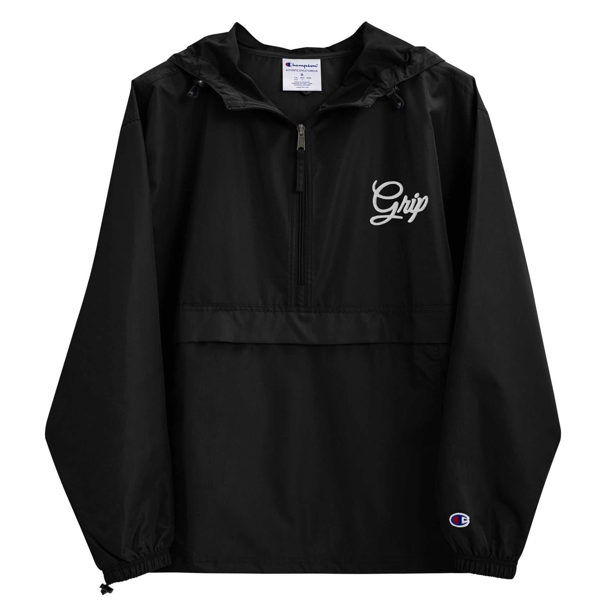 Grip Embroidered Champion Packable Jacket - Grip Support Store