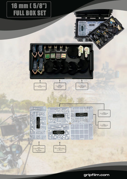 16mm ( 5/8" ) RIGGING KIT - Grip Support Store