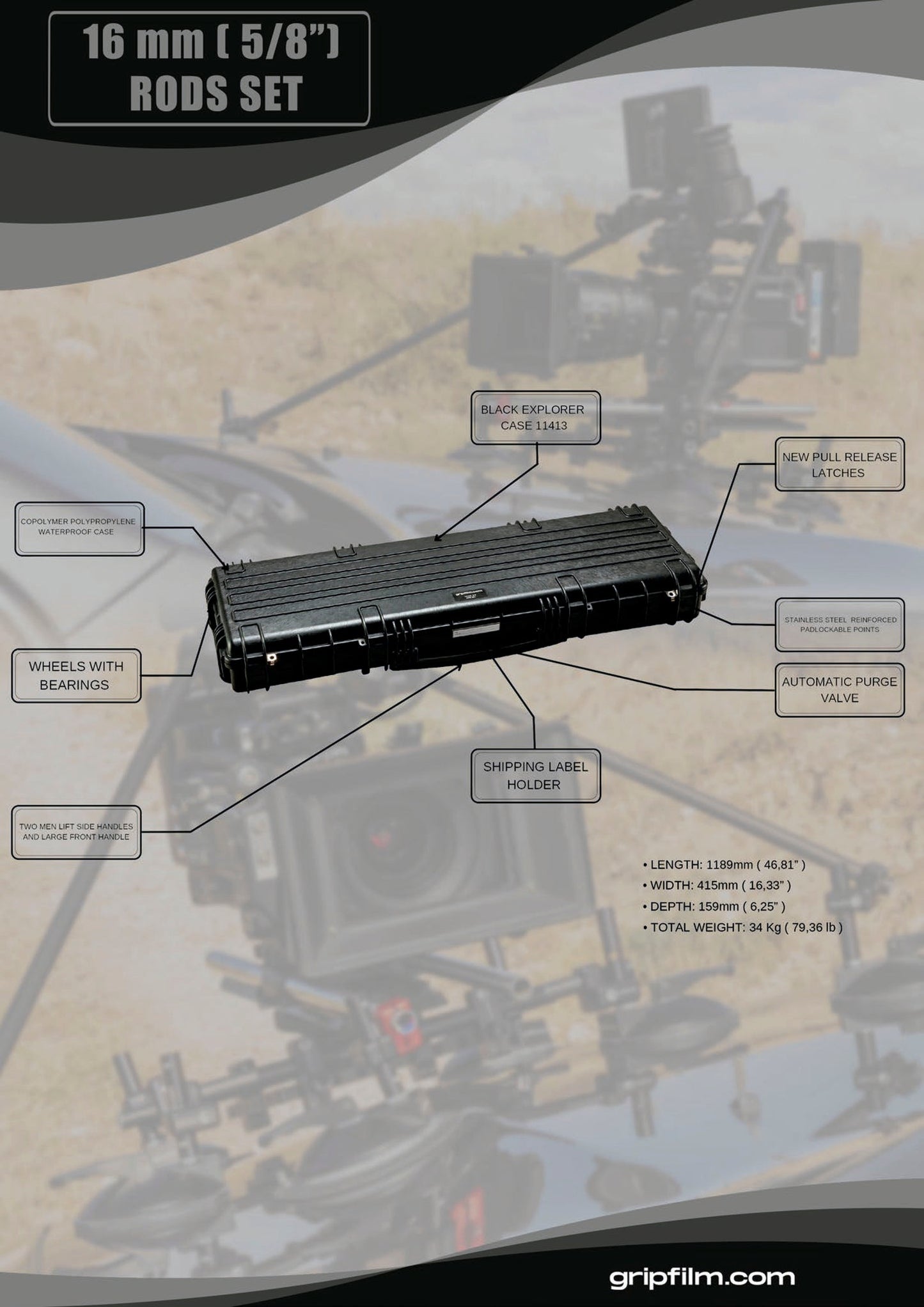 16mm ( 5/8" ) RIGGING KIT - Grip Support Store