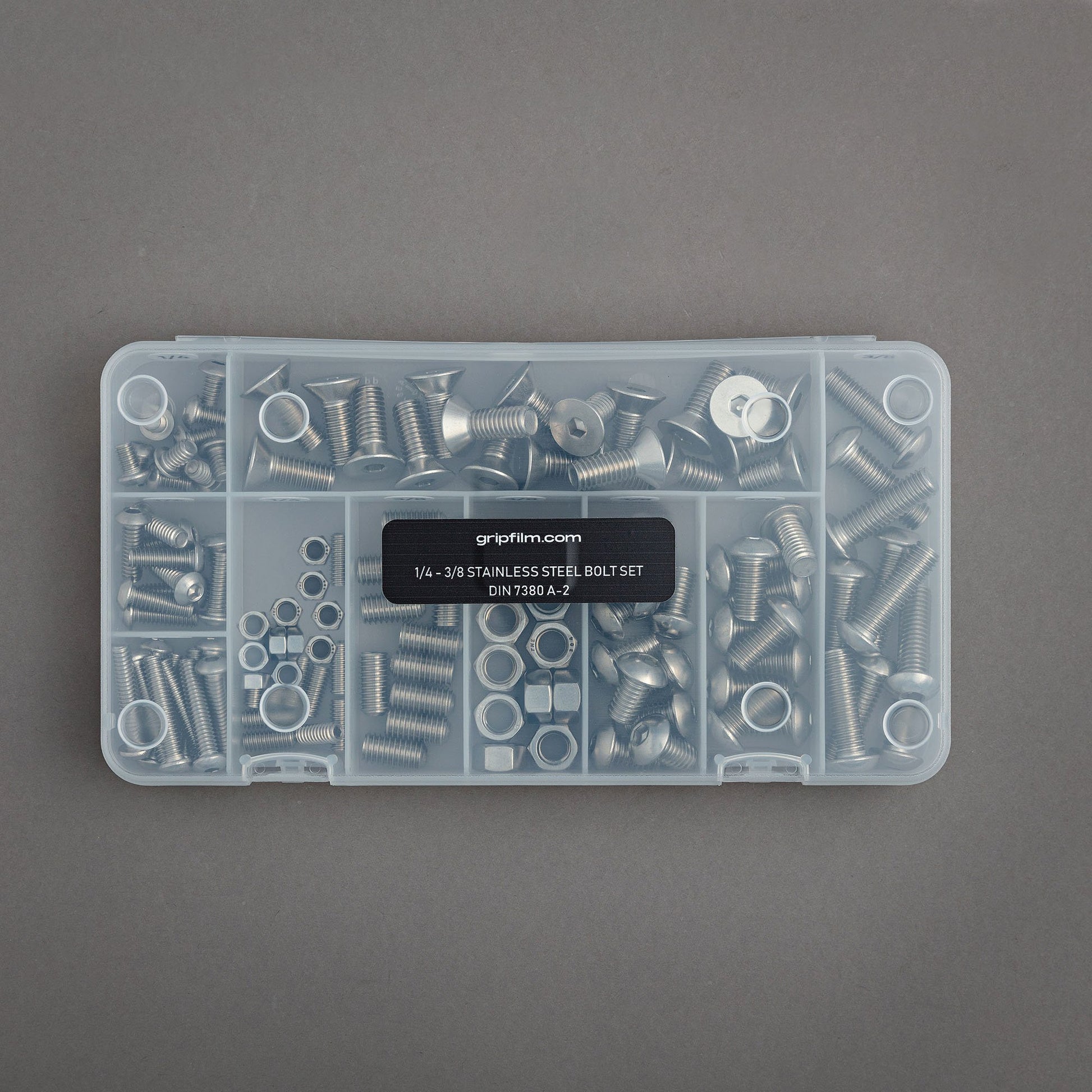 1/4 - 3/8 STAINLESS STEEL BOLT SET - Grip Support Store