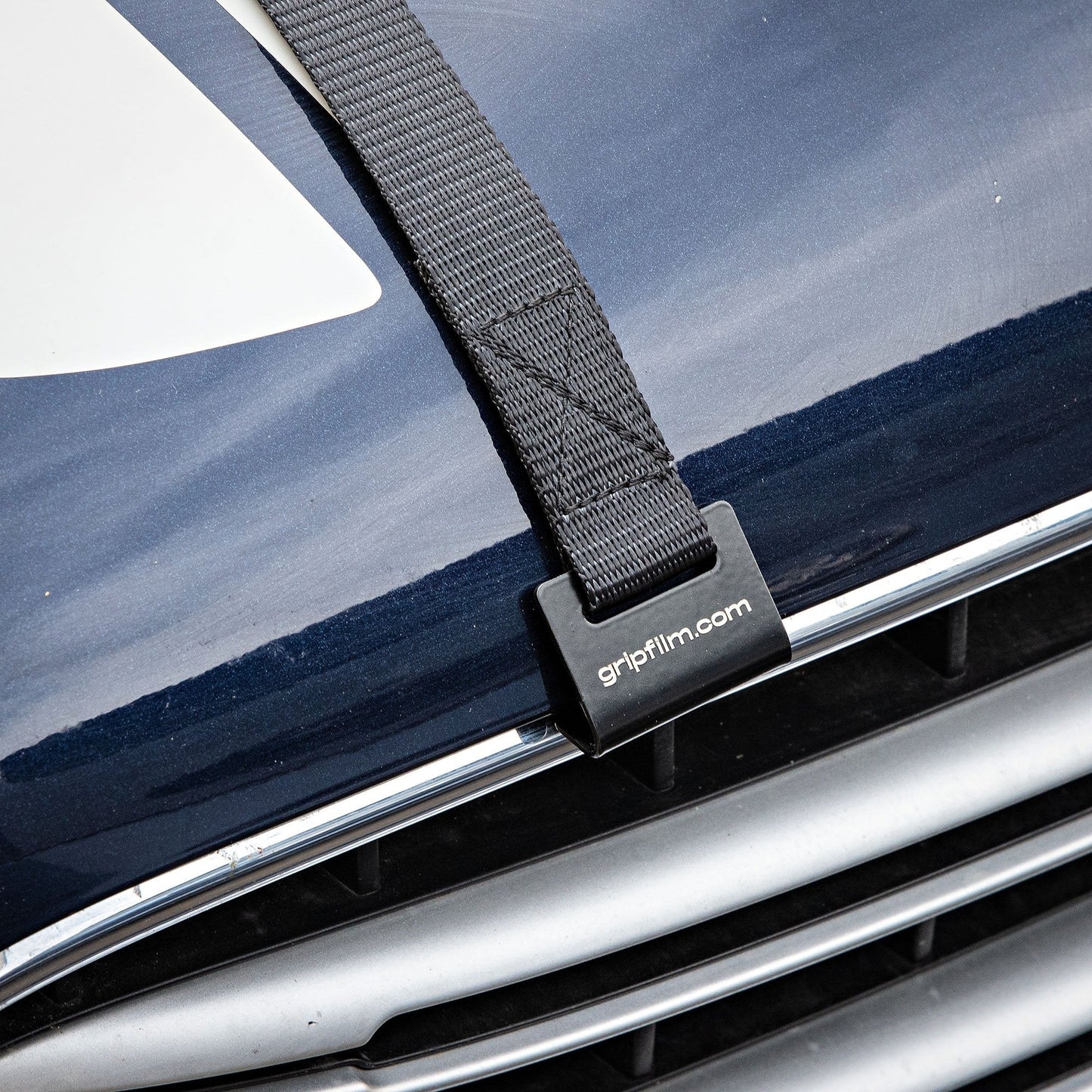 25mm (1”) BLACK CAR MOUNT RATCHET STRAP - Grip Support Store