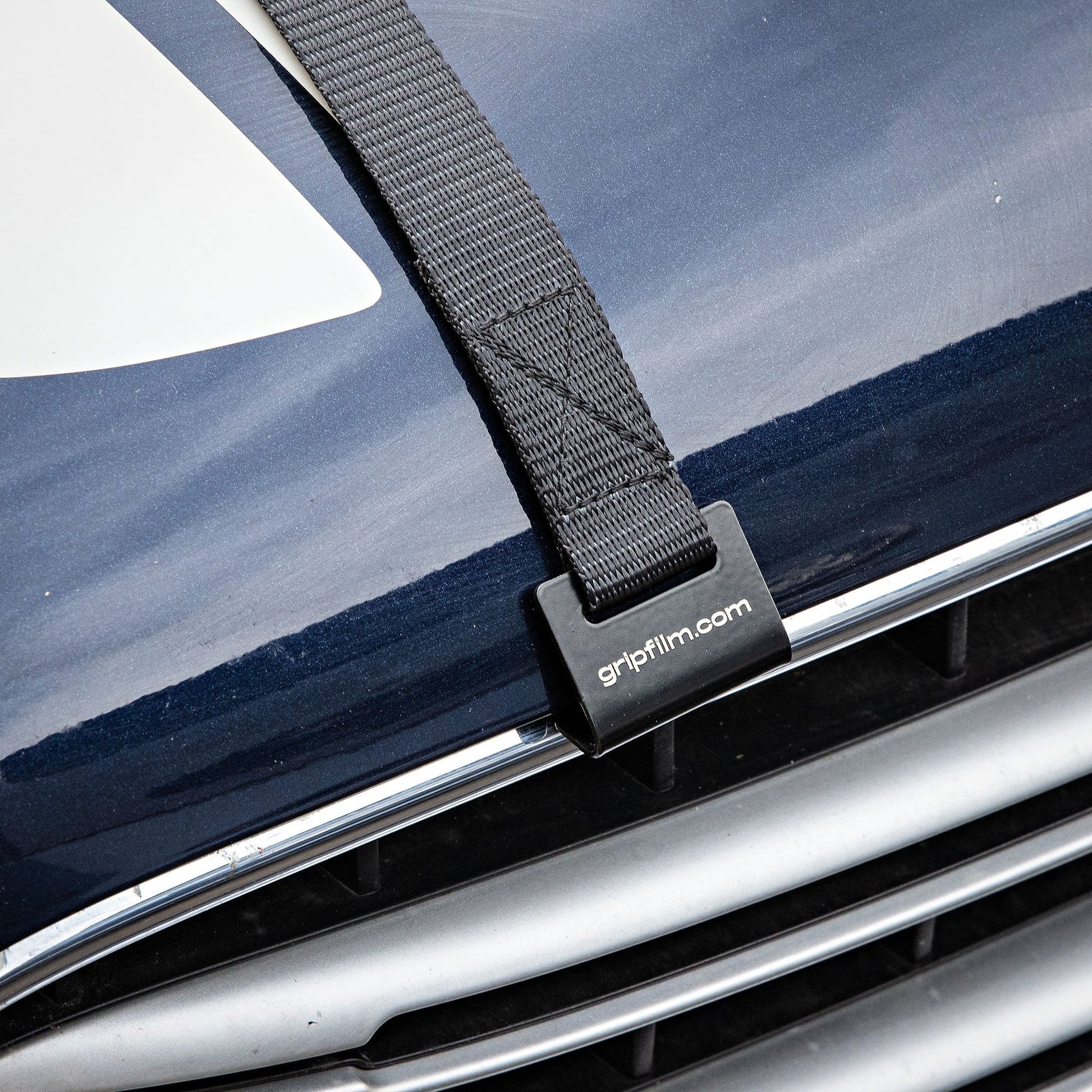 25mm (1”) BLACK CAR MOUNT RATCHET STRAP - Grip Support Store