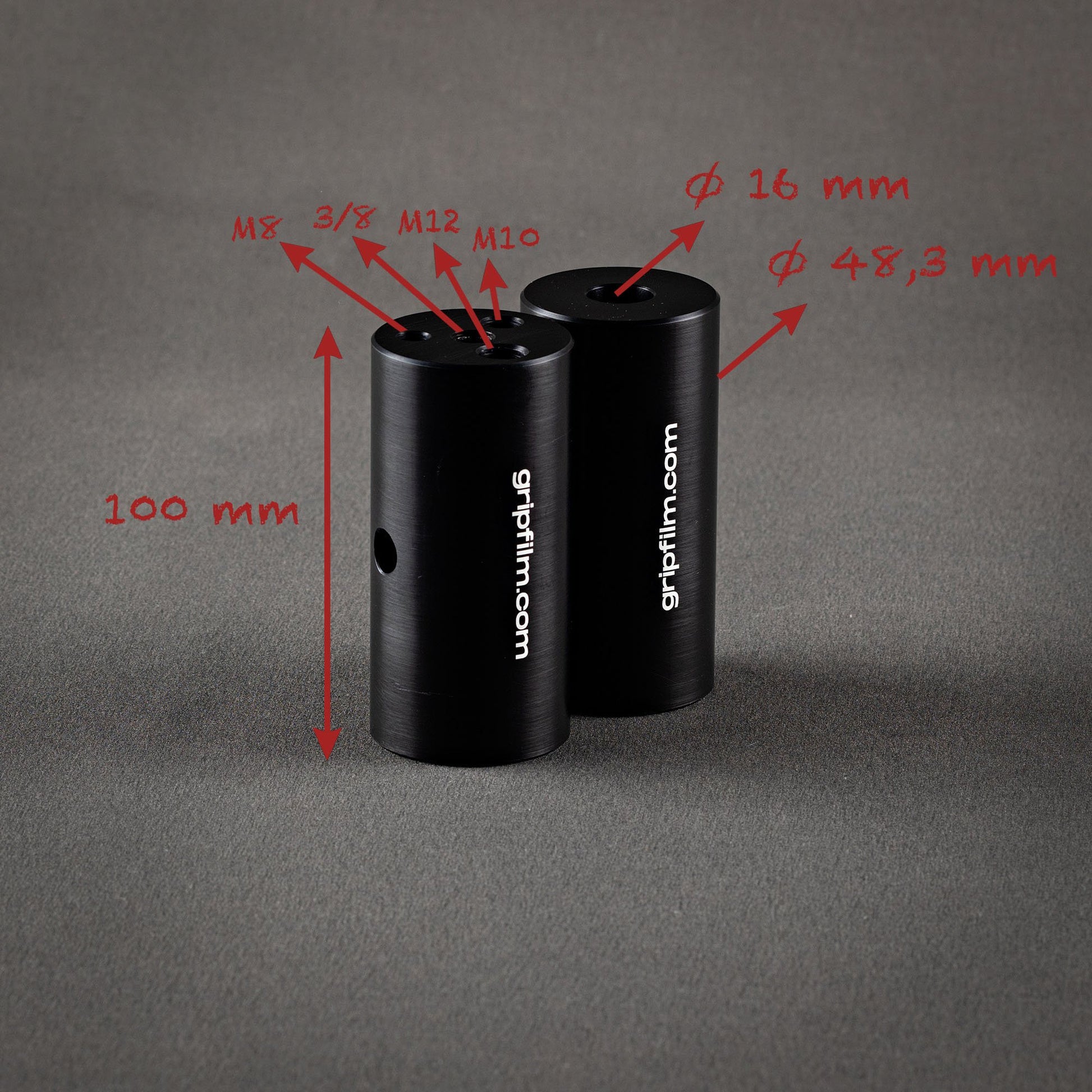 48.3mm ( 1" 1/2 ) - 16mm (5/8" ) MULTI STARTER PIN SET - Grip Support Store