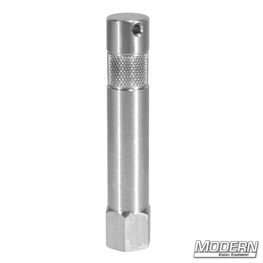 3" Aluminum Baby Pin with 3/8" Female Thread - Grip Support Store