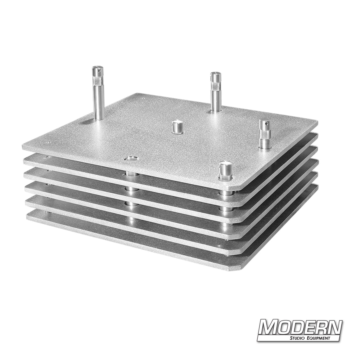 12" x 12" Stacking Plates (Set of 6) with 5/8" Baby Pins - Grip Support Store