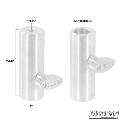 Aluminum Bale Block (5/8" Receiver to 1/4" Female Thread) - Grip Support Store