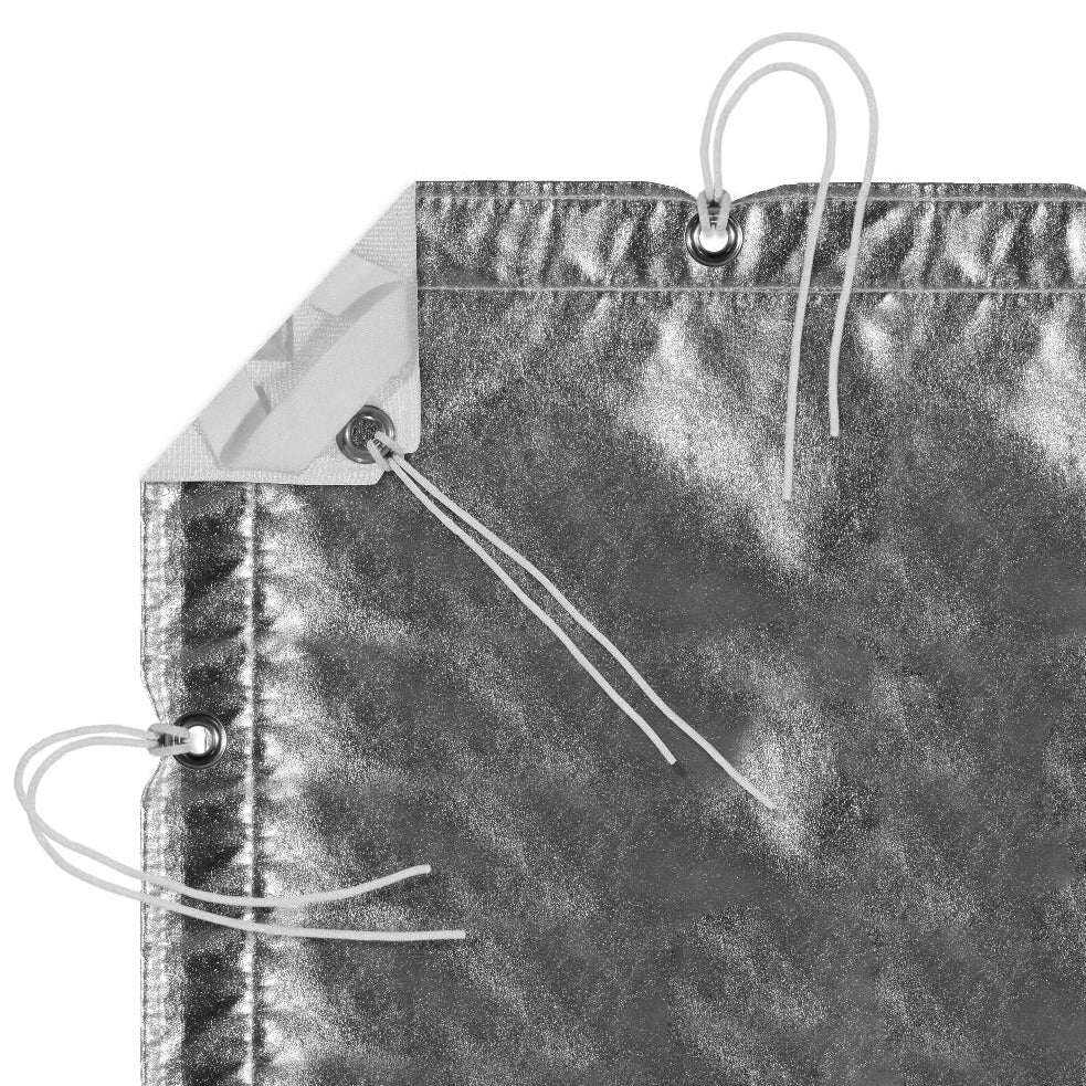 Silver/White Lame with Bag - Grip Support Store