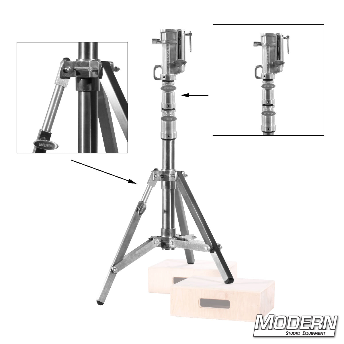 Low Boy Combo Stand Double Riser with Rocky Mountain Leg - Grip Support Store