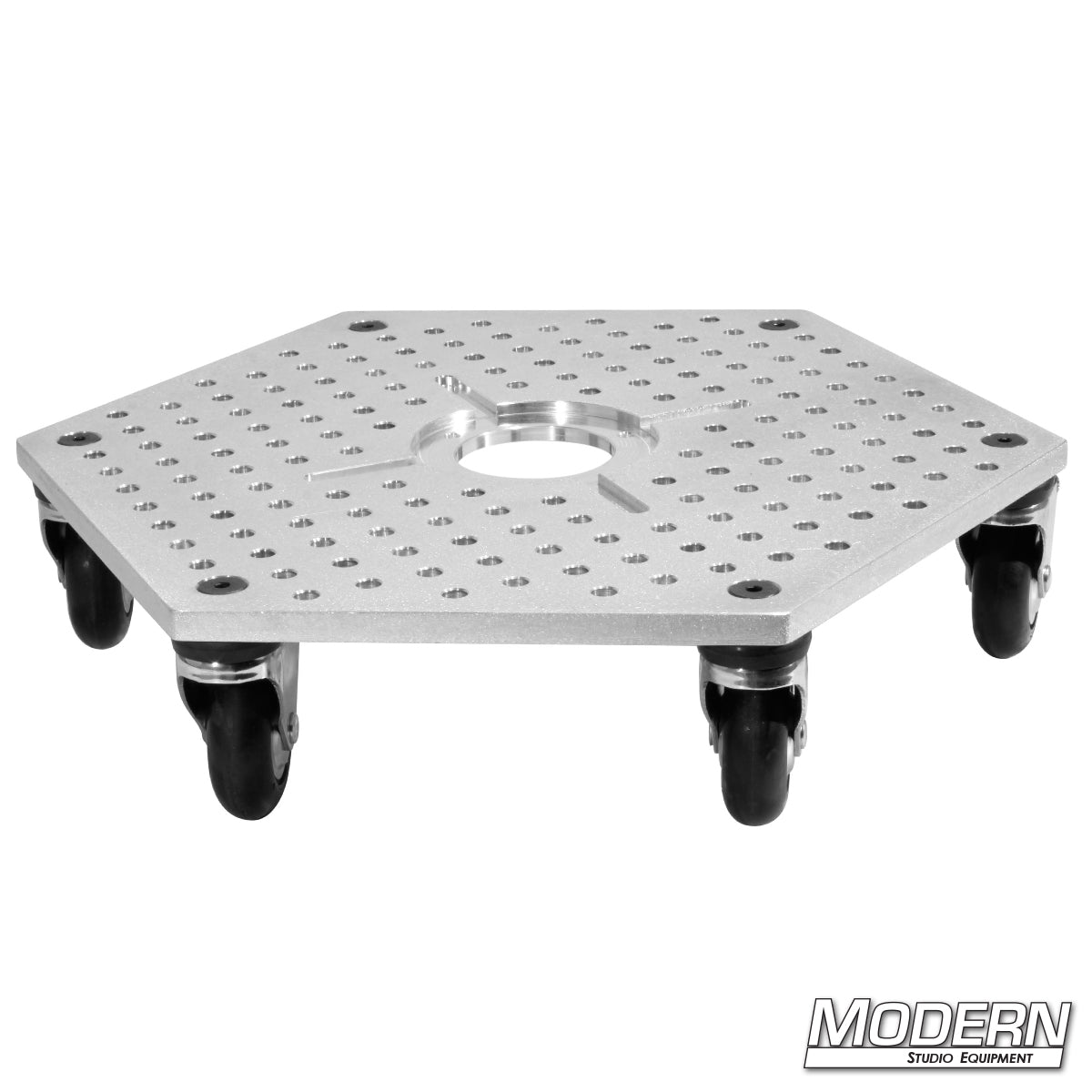 Hex Plate Floor Dolly with Casters - Grip Support Store