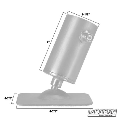 Pipe Flange Base with Swivel for 1-1/2" Speed-Rail® - Grip Support Store
