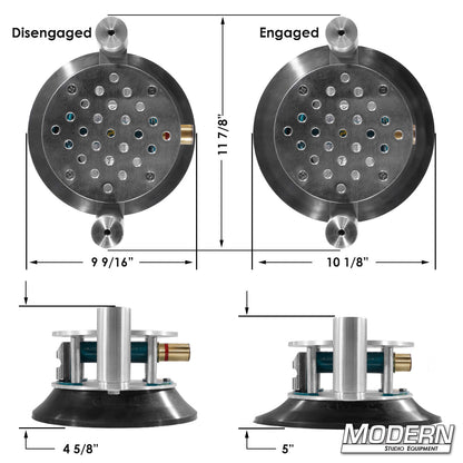 Modern Deluxe 10" Super Suction Cup with Cheese Plate and 1-1/2" Starters - Grip Support Store