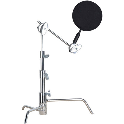 5" Matthews Pocket Mini C-Stand - Black or Chrome - Grip Support Store