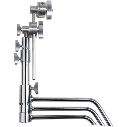 5" Matthews Pocket Mini C-Stand - Black or Chrome - Grip Support Store