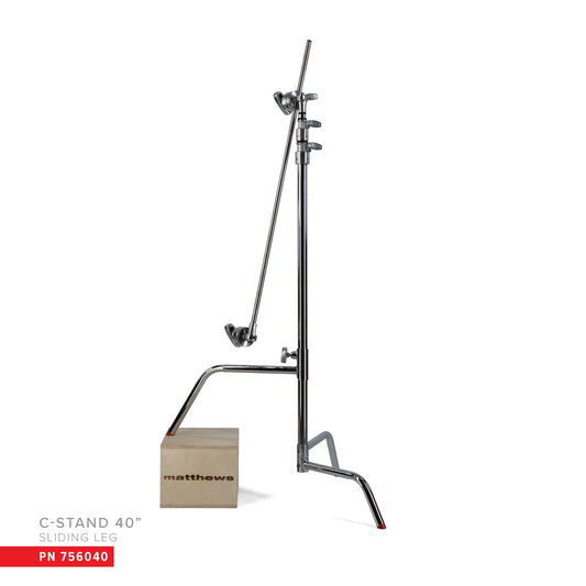 Matthews 40" C-Stand with Sliding Leg + Grip Arm and Head - Grip Support Store