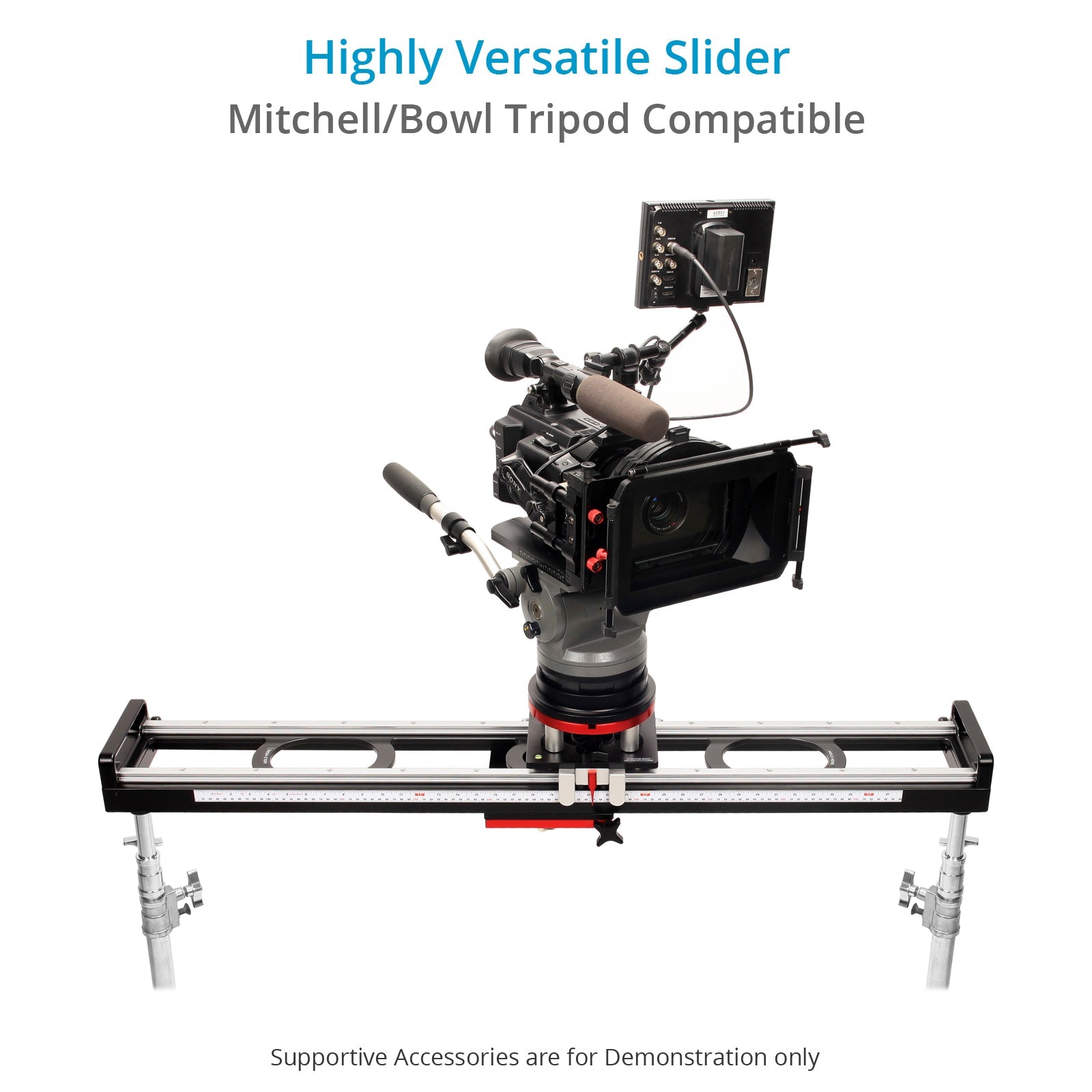 Precision Camera Slider (Mitchell Mount) + Flight Case - Grip Support Store